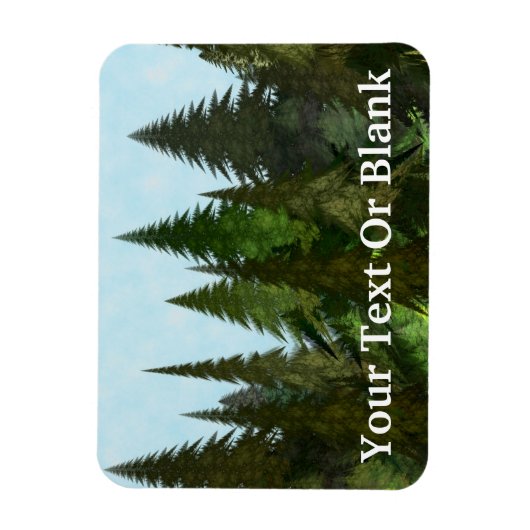 Fraktal Firs Magnet (Vertikal)