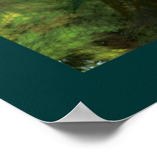 Fraktal Firs Poster (Ecke)