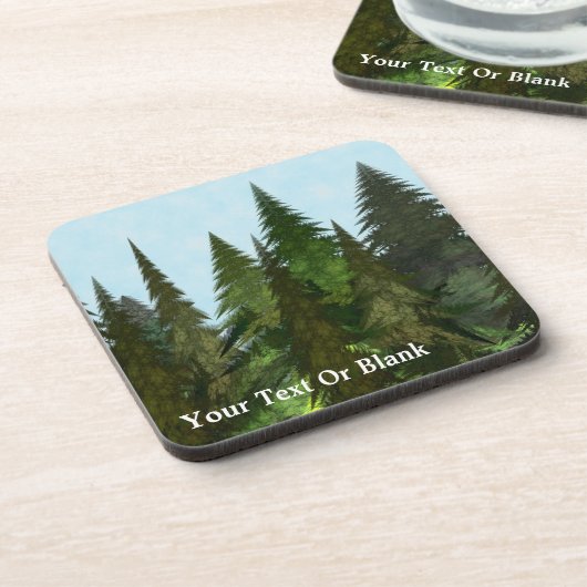 Fraktal Firs Untersetzer (Linke Seite)