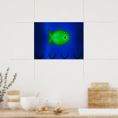 Fraktal Fish Poster (Küche)