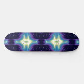 FRAKTAL FLAME, Blauviolett Skateboard (Horizontal)