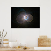 Fraktal Flame: Drei Poster (Küche)