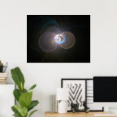 Fraktal Flame: Drei Poster (Heimbüro)