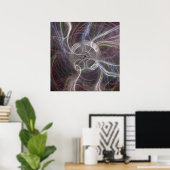 Fraktal Flame: Ring Ghost Poster (Heimbüro)
