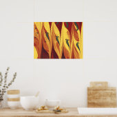 Fraktal Flames Poster (Küche)