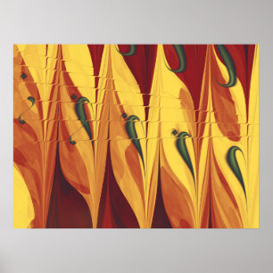 Fraktal Flames Poster