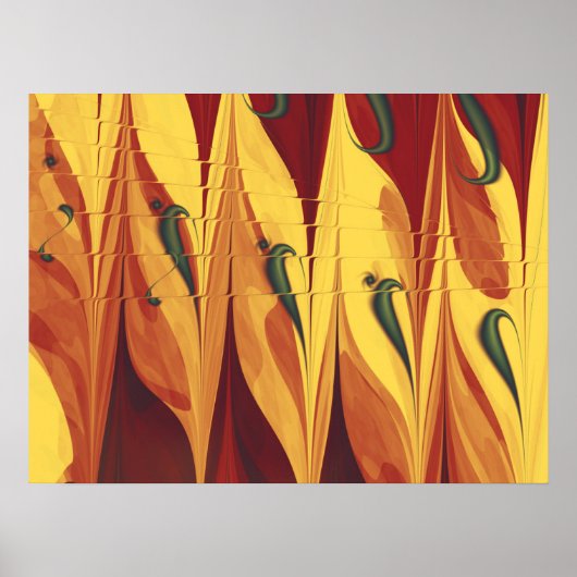 Fraktal Flames Poster (Vorne)