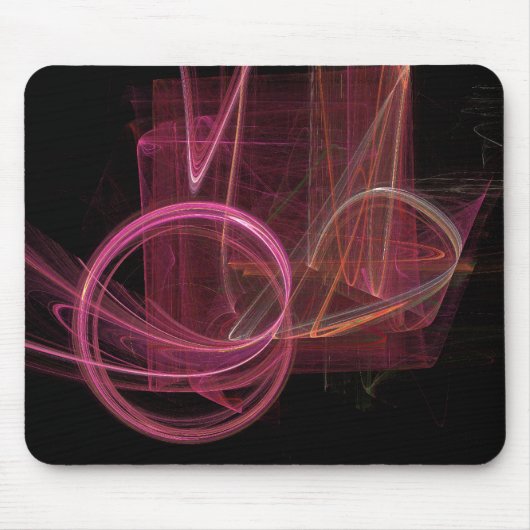 Fraktal Flamme Abstrakt 01 Mousepad (Vorne)