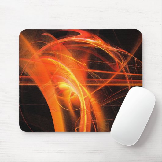 Fraktal Flamme Abstrakt 07 Mousepad (Mit Mouse)