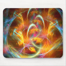 Fraktal-Flamme Mousepad
