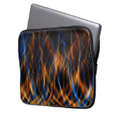 Fraktal Flammen Laptopschutzhülle (Vorderseite Links)