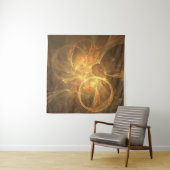 Fraktal Flammenraumenergie-Fantasie Wandteppich (Beispiel)