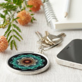 Fraktal-Flammenwein Schlüsselanhänger (Seite)