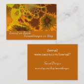 Fraktal flammt Geschäfts-Karten Visitenkarte (Vorne/Hinten)