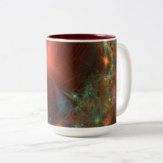Fraktal Flare Tasse (VorderseiteRechts)