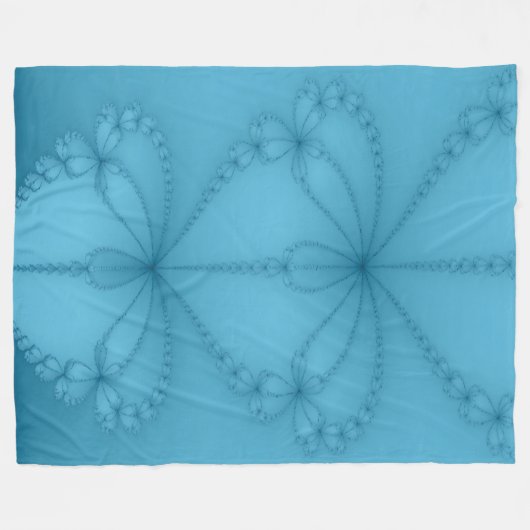 Fraktal Fleecedecke (Vorderseite (Horizontal))