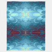 Fraktal Fleecedecke (Vorderseite)