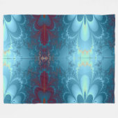 Fraktal Fleecedecke (Vorderseite (Horizontal))