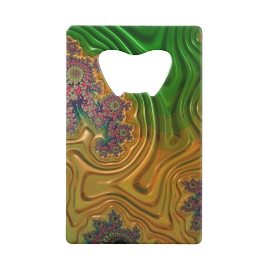 Fraktal Forest Bottle Opener Geldbeutel Flaschenöffner (Rückseite)