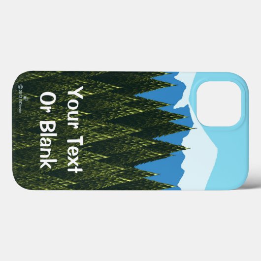 Fraktal Forest Case-Mate iPhone Hülle (Rückseite (Horizontal))