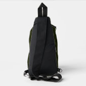 Fraktal Forest Crossbody Bag (Rückseite)