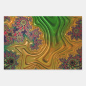 Fraktal Forest Geschenkpapier Set (Vorderseite 3)