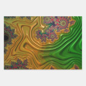 Fraktal Forest Geschenkpapier Set (Vorderseite 2)