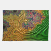 Fraktal Forest Geschirrtuch (Horizontal)