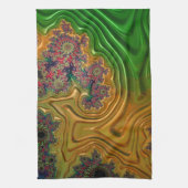 Fraktal Forest Geschirrtuch (Vertikal)