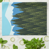 Fraktal Forest Geschirrtuch (Gefaltet)