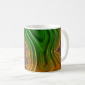 Fraktal Forest Kaffeetasse (VorderseiteRechts)