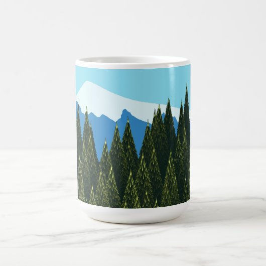 Fraktal Forest Kaffeetasse (Mittel)