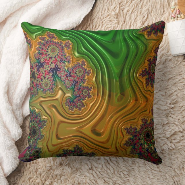 Fraktal Forest Kissen (Decke)