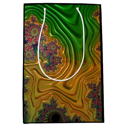 Fraktal Forest Mittlere Geschenktüte (Vorderseite)