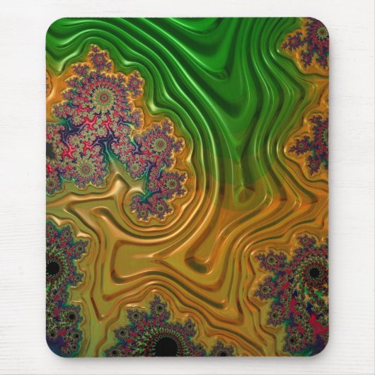 Fraktal Forest Mousepad (Vorne)
