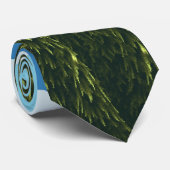 Fraktal Forest Neck Tie Krawatte (Gerollt)