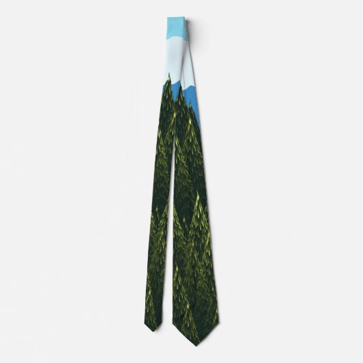 Fraktal Forest Neck Tie Krawatte (Rückseite)