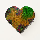 Fraktal Forest Notizblock (Rückseite)