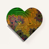 Fraktal Forest Notizblock (Vorderseite)