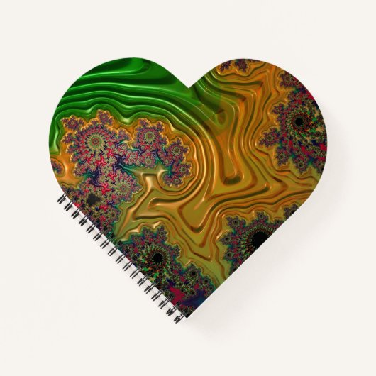 Fraktal Forest Notizblock (Vorderseite)