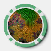 Fraktal Forest Pokerchips (Rückseite)