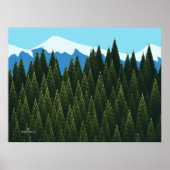 Fraktal Forest Poster (Vorne)