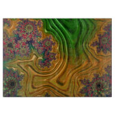 Fraktal Forest Schneidebrett (Vorderseite)