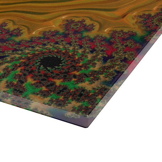 Fraktal Forest Schneidebrett (Ecke)