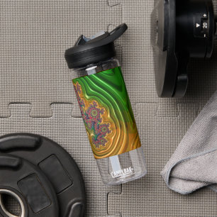 Fraktal Forest Trinkflasche