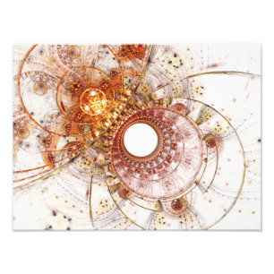 Fraktal-Foto: Brennendes Temperament Fotodruck