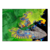 FRAKTAL-FRAU IN GRÜNGELB (Vorderseite (Horizontal))