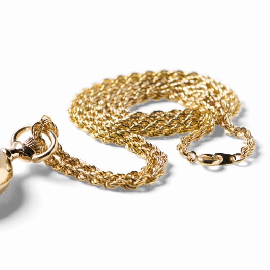 FRAKTAL-FRAU IN GRÜNGELB ARMBANDUHR (Kette )