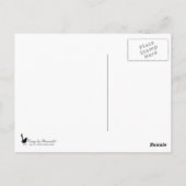 Fraktal Fronds Postkarte (Rückseite)