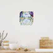 Fraktal Funnels 1,2a Poster (Küche)